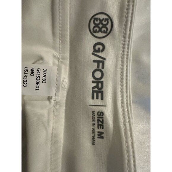 G Fore Skort Womens SZ M White Effortless Pull On Sporty Golf Mini Skirt Preppy - Picture 6 of 7
